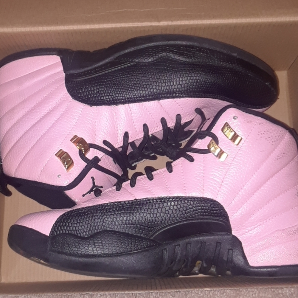 Custom pink Jordan 12s